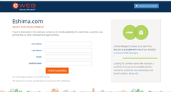 Desktop Screenshot of eshima.com